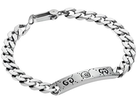 gucci ghost silver bracelet|Gucci ghost bracelet used.